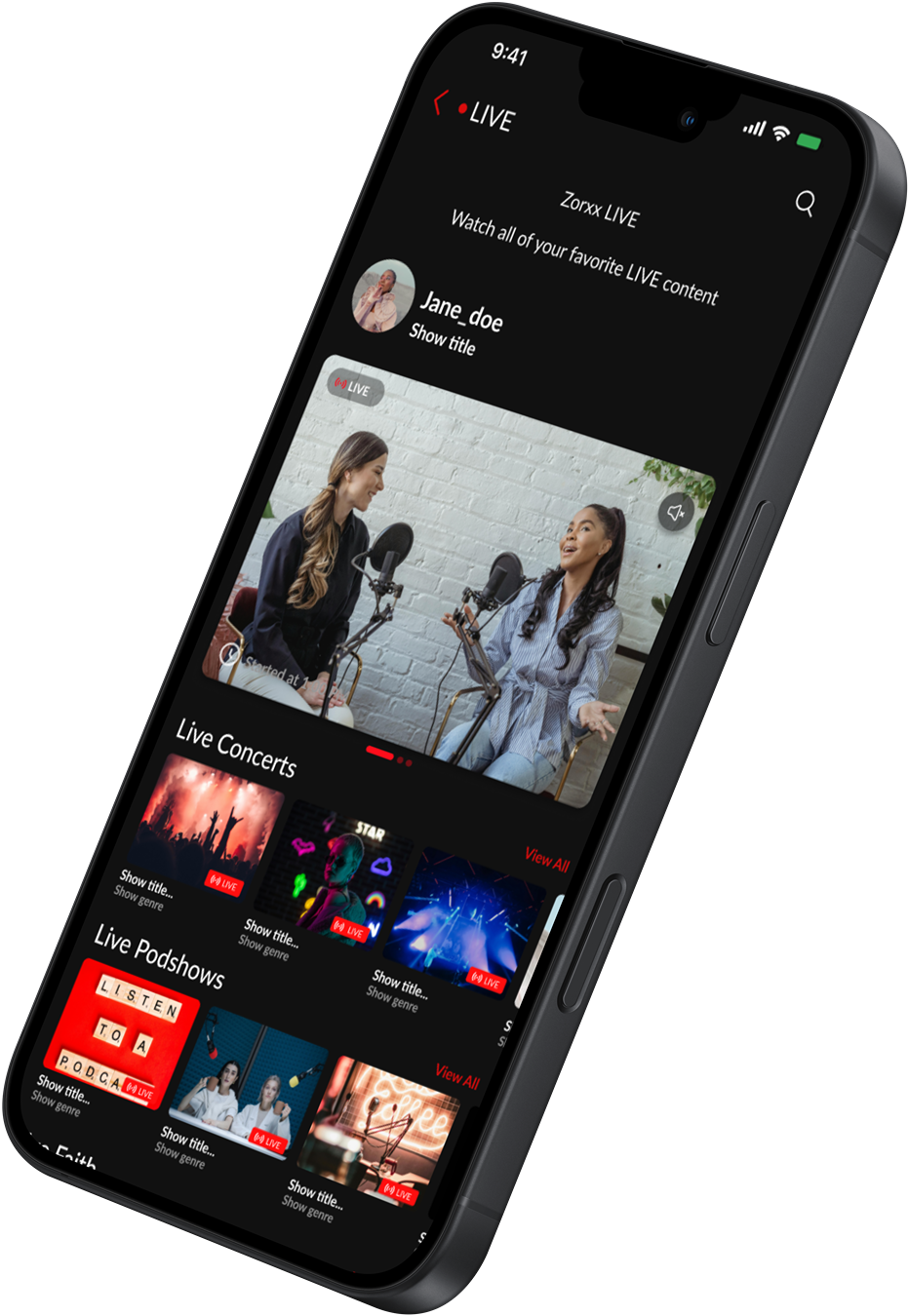 Zorxx Live App
