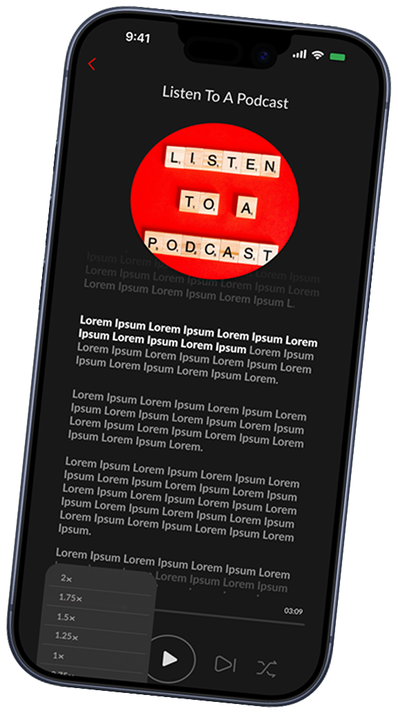 Listen To A Podcast